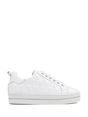 Jones Bootmaker Alexandrite Leather Quilted  Trainers - Image 1 of 7