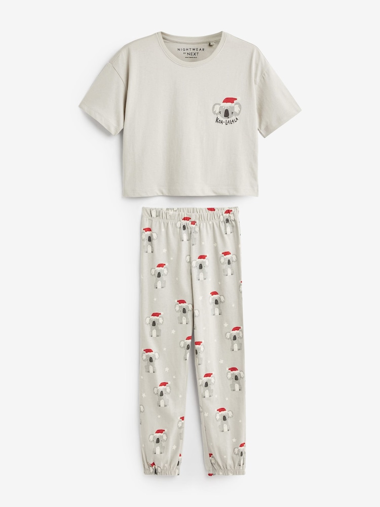 Grey Koala Christmas Pyjamas (3-16yrs) - Image 1 of 4