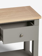 Dove Grey Malvern Oak Effect Side Table - Image 9 of 11