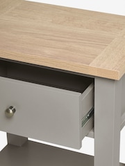 Dove Grey Malvern Oak Effect Side Table - Image 10 of 11