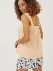FatFace Orange Embroidered Viv Cami - Image 2 of 4