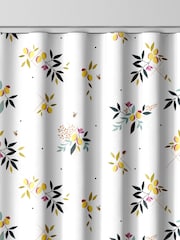Sara Miller White 100% Cotton Lemon Cluster Made to Measure Curtains - Image 8 of 9