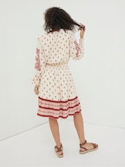 FatFace Natural Devin Bandana Dress - Image 2 of 6