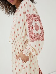 FatFace Natural Devin Bandana Dress - Image 4 of 6