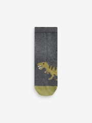 Grey Cotton Rich Socks 7 Pack - Image 2 of 8