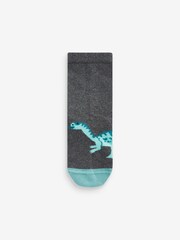 Grey Cotton Rich Socks 7 Pack - Image 5 of 8
