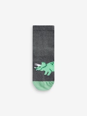 Grey Cotton Rich Socks 7 Pack - Image 6 of 8