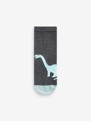 Grey Cotton Rich Socks 7 Pack - Image 8 of 8