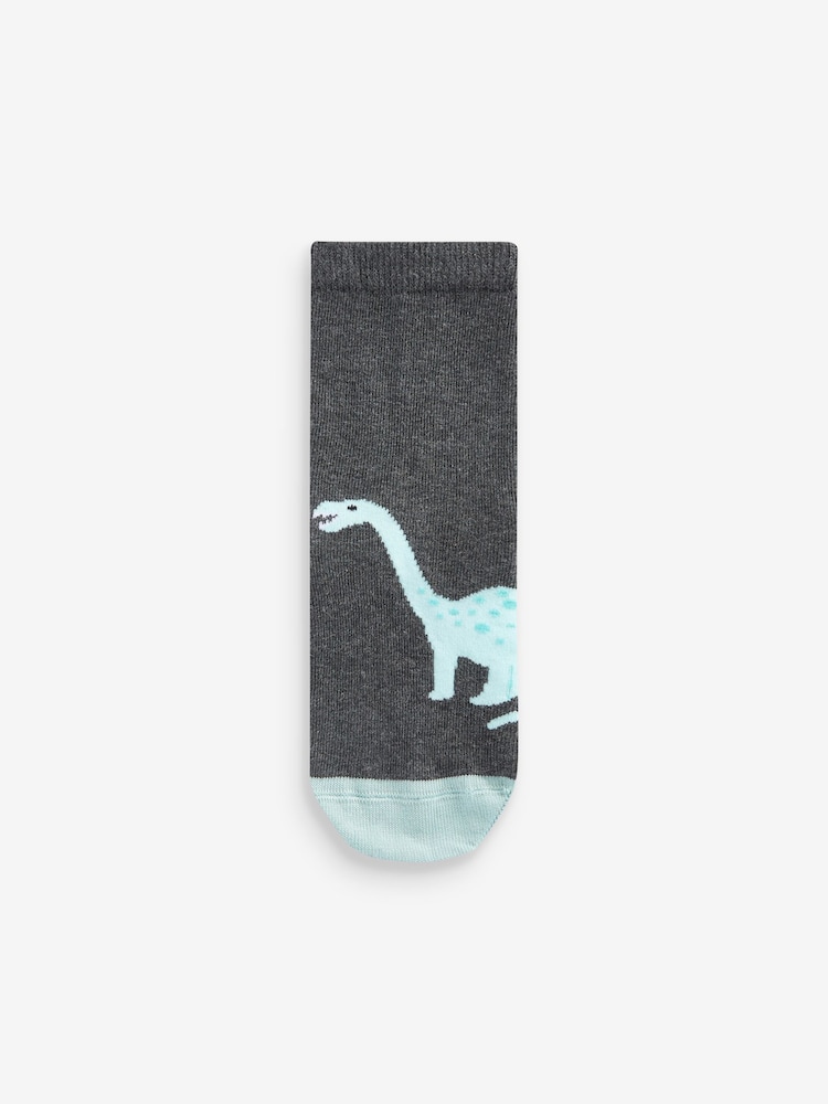 Grey Cotton Rich Socks 7 Pack - Image 8 of 8