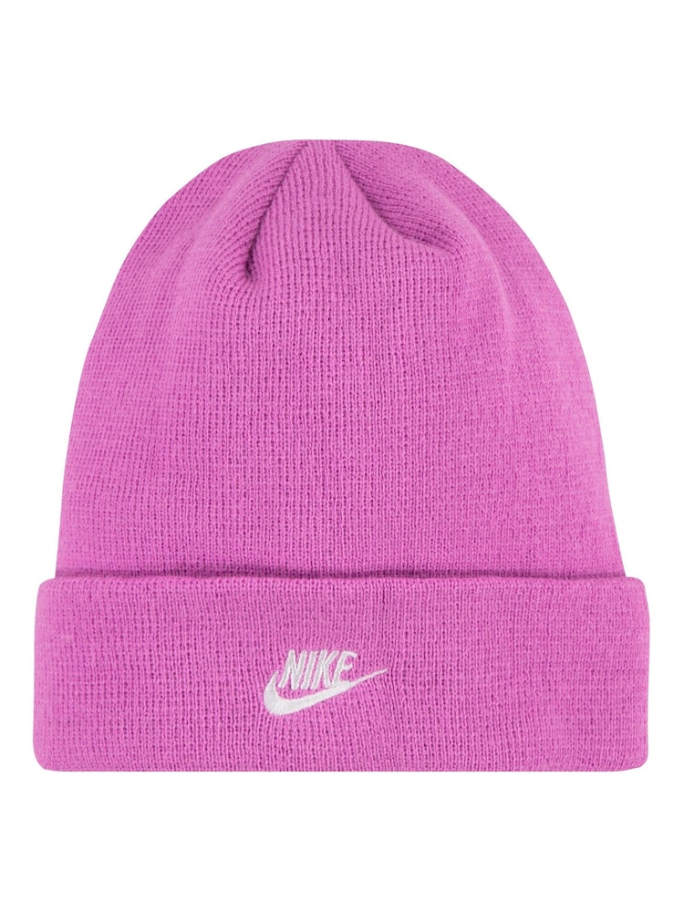 Nike Pink Kids Club Beanie Hat and Gloves Set - Image 3 of 3