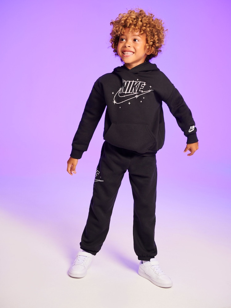 Nike Shine Little Kinder Fleece Kapuzensweatshirt - Bild 1 von 6