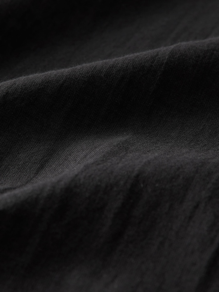 Black Maxi Beach Shirt Cover Up - Image 7 of 7