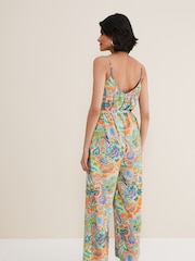 Phase Eight Natural Lou Printed Paisley Boilersuit - Image 2 of 6