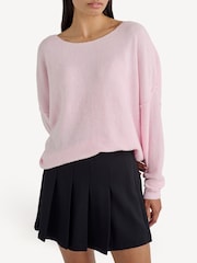 Rosa claro - American Vintage de malha relaxado e folgado Jumper - Imagem 1 de 4