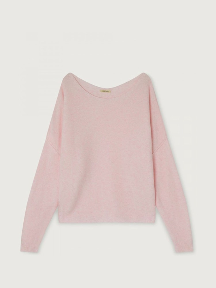 Rosa claro - American Vintage de malha relaxado e folgado Jumper - Imagem 4 de 4
