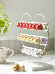 Cream Heart Coffee Pod Holder - Image 2 of 4