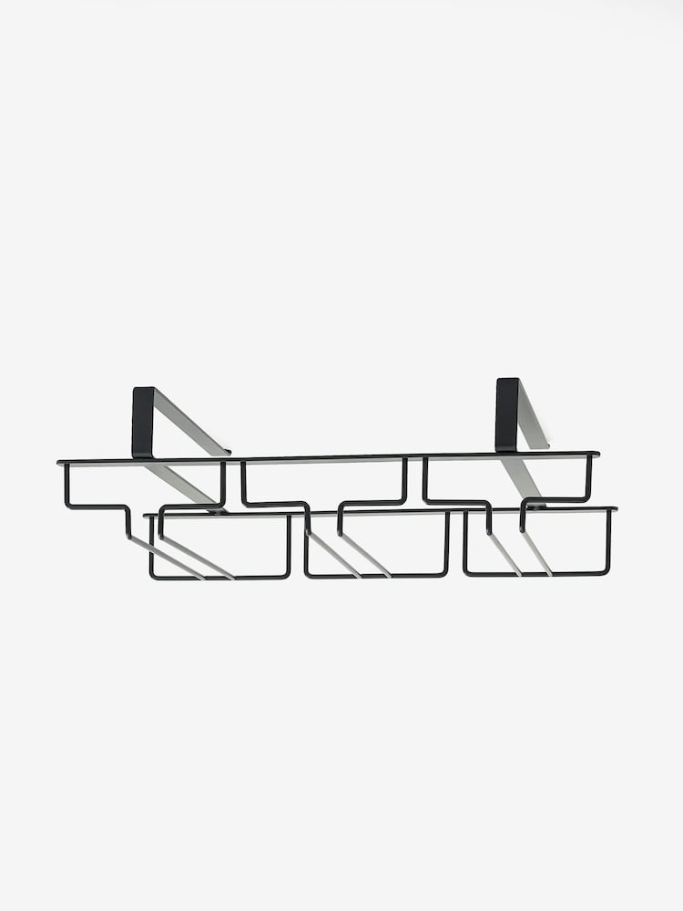 Black Bronx Under Shelf Wine Glass Holder - Image 4 of 4