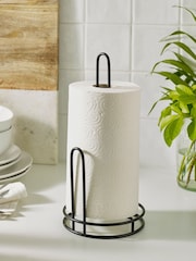 Black Bronx Wire Kitchen Roll Holder - Image 1 of 3