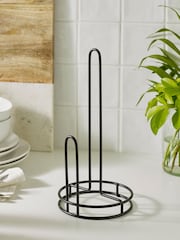 Black Bronx Wire Kitchen Roll Holder - Image 2 of 3