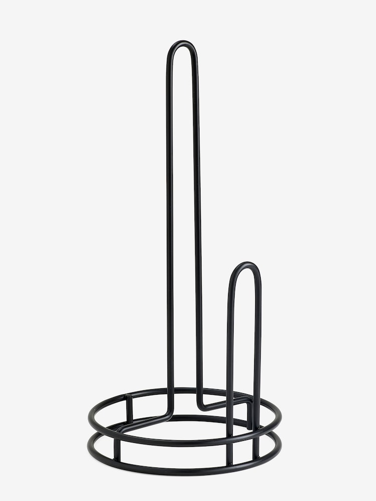 Black Bronx Wire Kitchen Roll Holder - Image 3 of 3