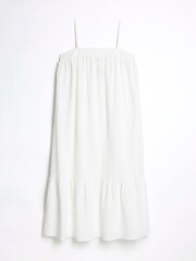 River Island Maxi Smock White Dress - Image 4 of 5