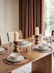 12 Piece Natural Mya Dinner Set - Image 4 of 7