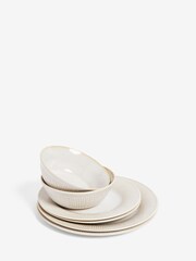12 Piece Natural Mya Dinner Set - Image 7 of 7