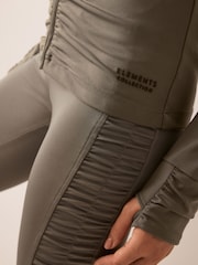 Khaki Green Full Zip Top - Image 5 of 5