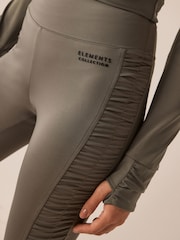 Khaki Green High Waisted Leggings - Image 6 of 8