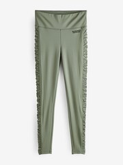 Khaki Green High Waisted Leggings - Image 7 of 8