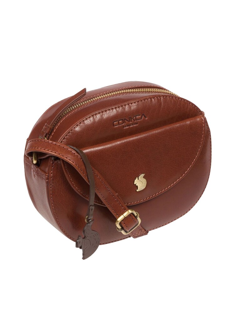 Conkca Una Leather Cross Body Bag - Image 4 of 4 Conkca Una Leather Cross Body Bag - Image 4 of 4