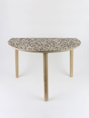 Liga Clear Beach Clean Half Moon Table - Image 2 of 3