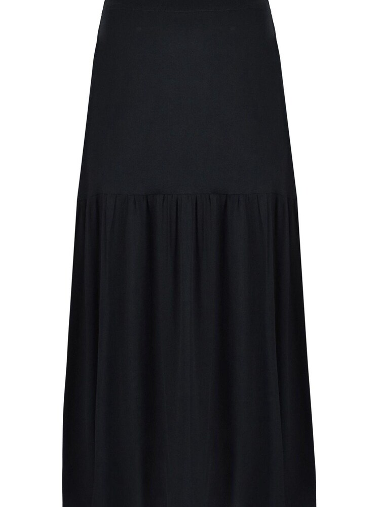 Live Unlimited Curve Black Tiered Midi Skirt - Image 3 of 3