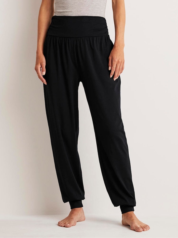 Boden Black Hareem Jersey Joggers - Image 1 of 7