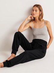 Boden Black Hareem Jersey Joggers - Image 4 of 7
