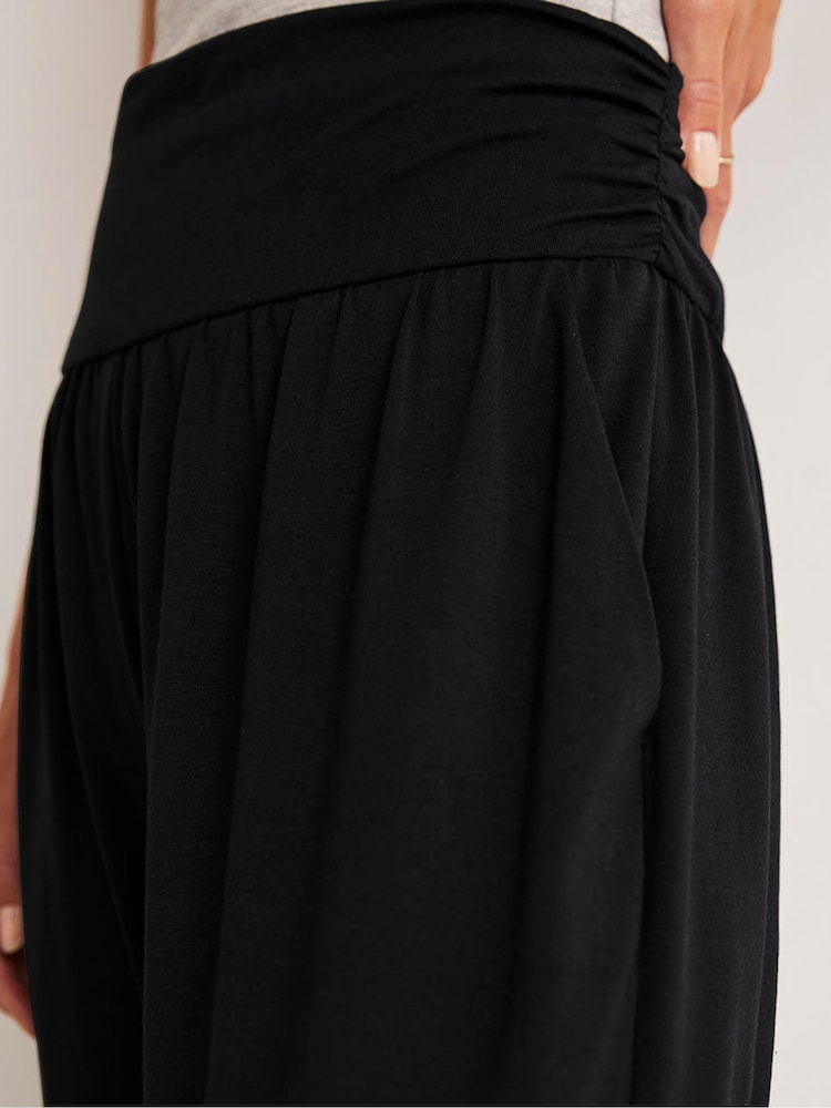Boden Black Hareem Jersey Joggers - Image 5 of 7