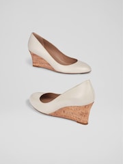 LK Bennett Natural Espadrille Eevi Round Toe Pumps - Image 3 of 4