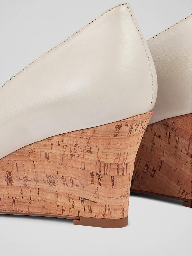 LK Bennett Natural Espadrille Eevi Round Toe Pumps - Image 4 of 4 LK Bennett Natural Espadrille Eevi Round Toe Pumps - Image 4 of 4