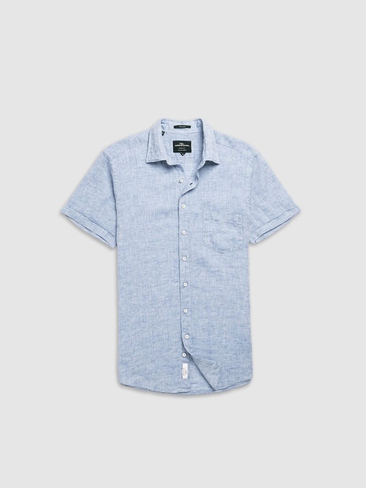 Rodd & Gunn Blue Palm Beach Sports Fit Shirt - Image 1 of 2