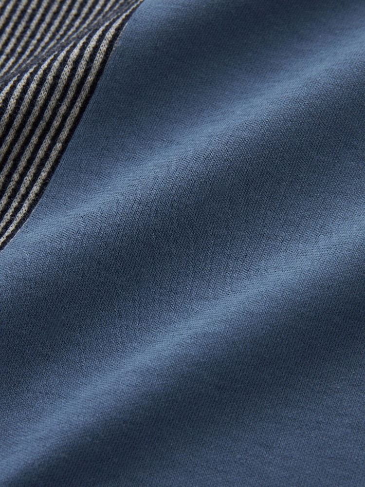 Mid Blue Vertical Block Polo Shirt - Image 7 of 7