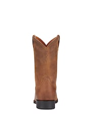 Коричневые ботинки в стиле вестерн Ariat Heritage Roper - Image 3 of 4