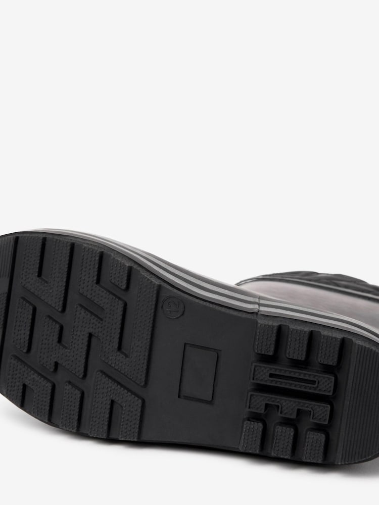 Black Thinsulate™ Warm Lined Cuff Wellies - Image 5 of 5