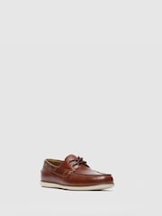 Rodd & Gunn Brown Boardwalk Boat Shoes - Image 3 of 6