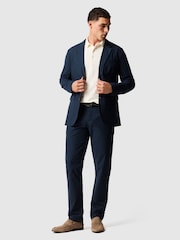 Rodd & Gunn Navy Blue Blazer Sports Fit Jacket - Image 3 of 5