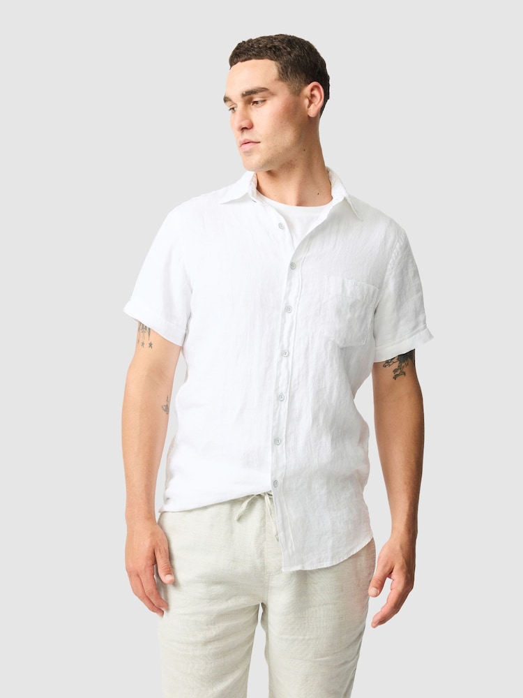 Rodd & Gunn White Palm Beach Sports Fit Shirt - Image 1 of 5