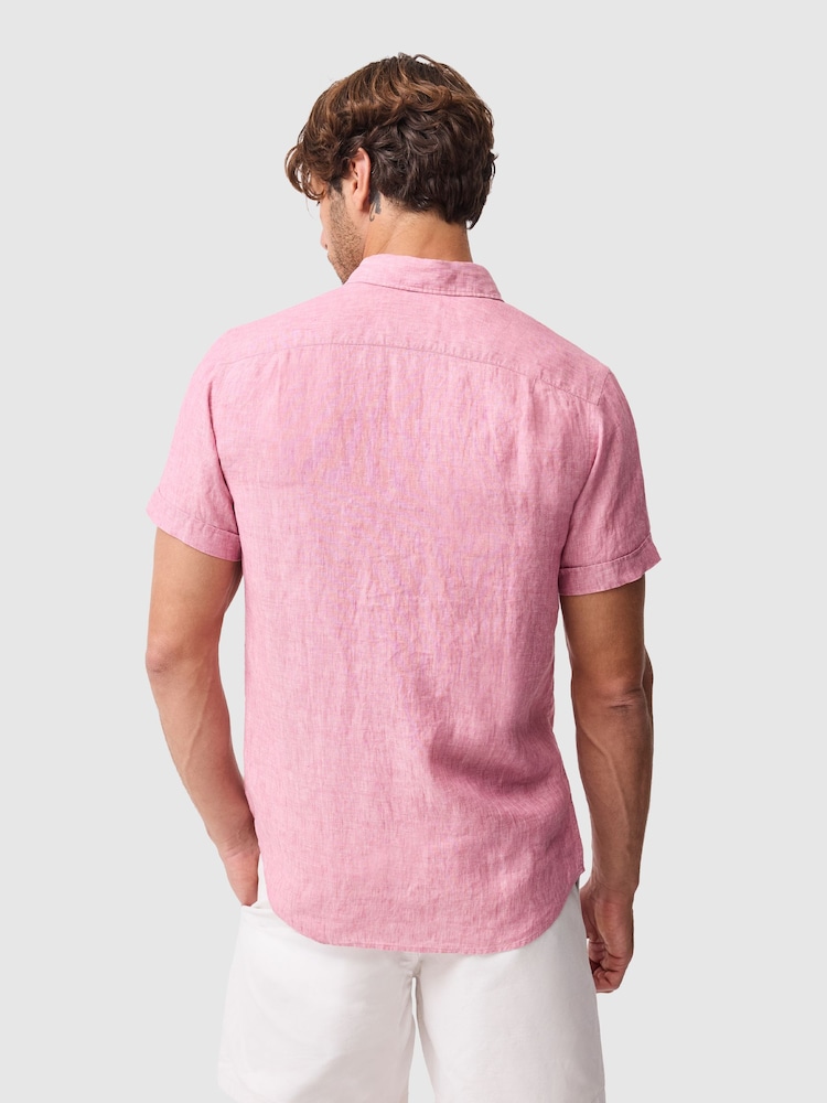 Rodd & Gunn Pink Palm Beach Sports Fit Shirt - Image 2 of 5