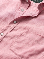 Rodd & Gunn Pink Palm Beach Sports Fit Shirt - Image 5 of 5