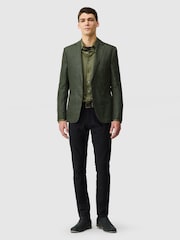 Rodd & Gunn Dark Green The Cascades Sports Fit Jacket - Image 2 of 5