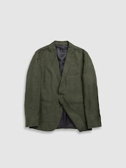 Rodd & Gunn Dark Green The Cascades Sports Fit Jacket - Image 4 of 5
