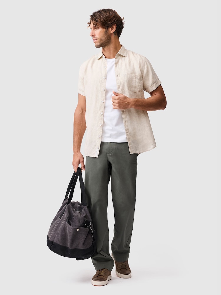 Rodd & Gunn Natural Palm Beach Sports Fit Shirt - Image 2 of 5